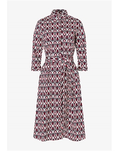 Платье длиной до колена, цвет rot/dunkelblau/weiß More&more