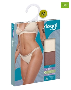 Стринги Go, цвет creme/hellbraun Sloggi