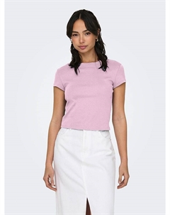 Футболка, розовый Only