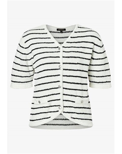 Кардиган, белый/темно-синий More&more