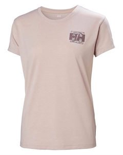 Функциональная рубашка Skog Graphic Tee, розовый Helly hansen