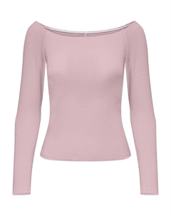 Лонгслив, розовый Only