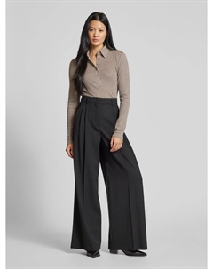 Лонгслив с короткой планкой на пуговицах, модель «Sapippa», бежевый Opus