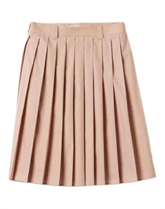 Повседневная длинная юбка женская камея коричневая Miu miu