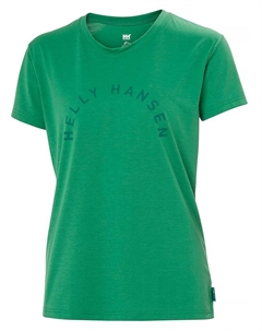 Функциональная рубашка Skog Graphic Tee, зеленый Helly hansen