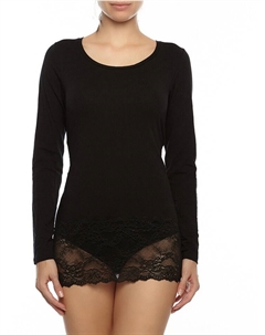 Лонгслив, черный Cotonella