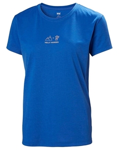 Функциональная рубашка Skog Graphic Tee, синий Helly hansen