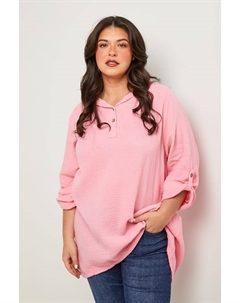 Туника, розовый Curvy lady