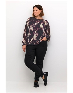 Блузка, цвет purple blurry graphics Kaffe curve