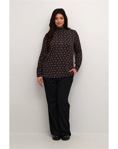 Блузка, цвет black_rosa flowers Kaffe curve
