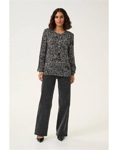Блузка, цвет black/turtledove graphic dot Kaffe