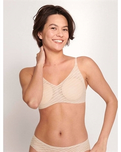 Бюстгальтер без косточек, кремовый Sloggi