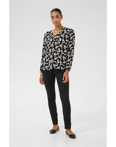 Блузка, цвет black/turtledove flower print Kaffe