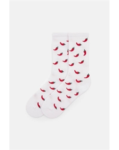 Длинные носки с перцем чили, красный Pull & bear