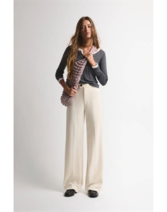 Удобные брюки с высокой талией, желтый Pull & bear