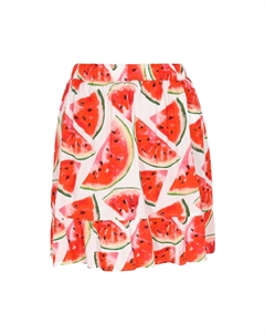 Мини-юбка, цвет red multicolor Mymo