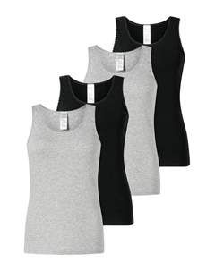 Майка, черный/серый Schiesser