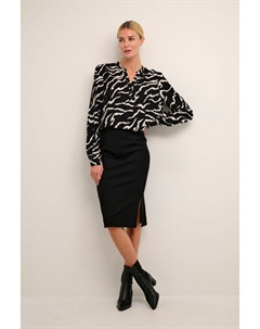 Блузка, цвет antique, black zebra print Kaffe