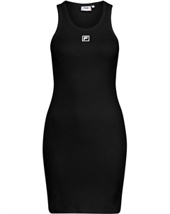 Короткое платье Linkebeek Sleeveless Rib Dress, черный Fila