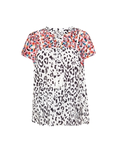 Блузка, цвет multicolor white Usha