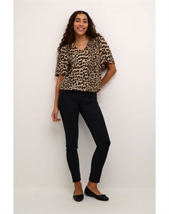 Блузка, цвет classic leopard Kaffe