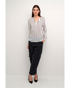 Блузка, цвет chalk/black stripe Kaffe