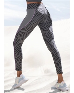 ACTIVE leggings "- спортивные леггинсы ", ​​с рисунком зебры, черный Lascana