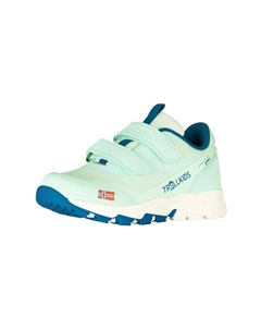 Треккинговые ботинки Preikestolen, цвет grün/blau/weiß Trollkids