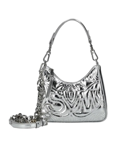 Наплечная сумка, серебряный Steve madden