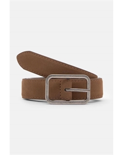 Ремень из искусственной замши, коричневый Pull & bear