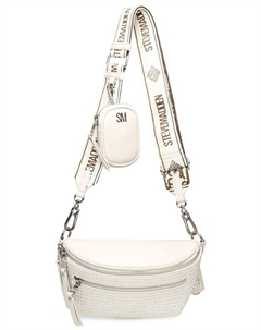 Наплечная сумка, цвет weiß/silber Steve madden
