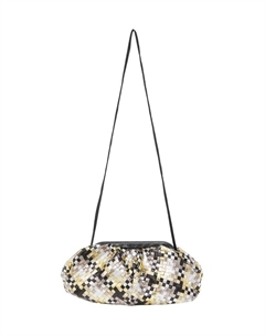 Клатч, цвет white black yellow Faina