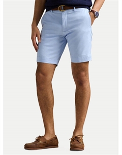 Шорты облегающего кроя из ткани 710646709052, голубой Polo ralph lauren