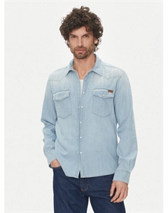 Рубашка обычного кроя QA5298 D4851 78888, синий Liu jo