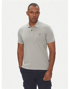 Рубашка поло стандартный крой Elbas NP0A4GB4, серый Napapijri