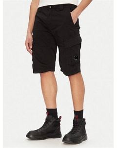 Шорты из ткани обычного кроя 18CMBE116A005694G, черный C.p. company