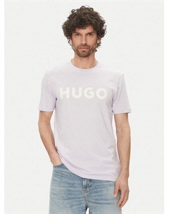 Футболка обычного кроя Dulivio 50467556, фиолетовый Hugo