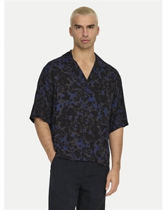 Свободная рубашка Harris 22032732, синий Only & sons