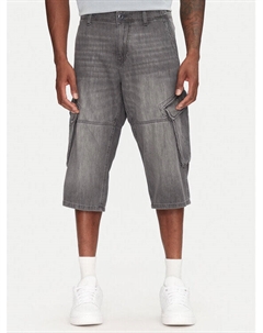 Джинсовые шорты свободного кроя 1044977, серый Tom tailor