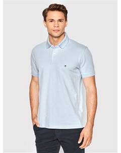 Рубашка поло стандартный крой 1985 MW0MW17770, голубой Tommy hilfiger