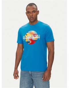 Футболка обычного кроя S-Valdor NP0A4IE6, синий Napapijri