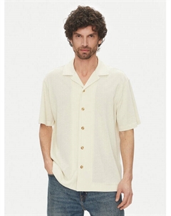 Рубашка обычного кроя QA5153 J4929 11001, экрю Liu jo