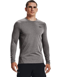 Лонгслив ColdGear Fitted Crew, серый Under armour