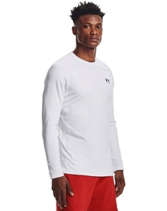 Лонгслив ColdGear Fitted Crew, белый Under armour