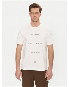 Футболка обычного кроя 18CMTS107A110301W, белый C.p. company