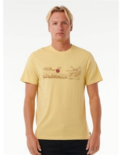 Футболка, желтый Rip curl