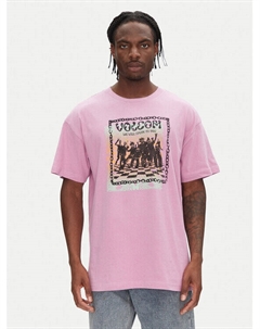 Свободная футболка Filip Rygalski A4312506, розовый Volcom