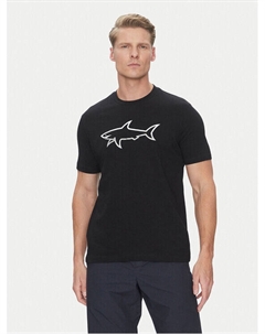 Футболка обычного кроя 25411078, черный Paul & shark