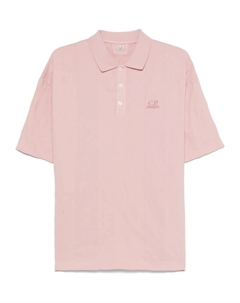 Рубашка поло с жаккардовым узором, розовый C.p. company
