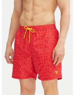 Плавки-Шорты обычного кроя F4GT06 WG2A2, красный Guess